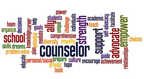 Counselor Word Collage
